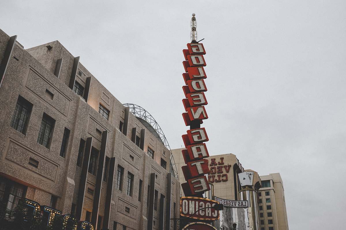 interior design Golden Gate Casino signage downtown